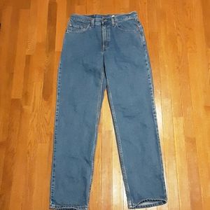Vintage Levis High Rise Straight Mom Wedgie Jeans